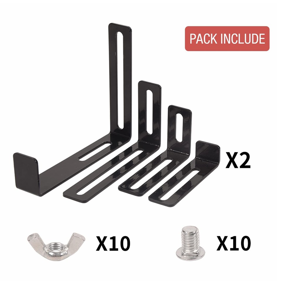 Adjustable Planter Box Brackets Flower Holder Hanger Wall Hook Window Planters