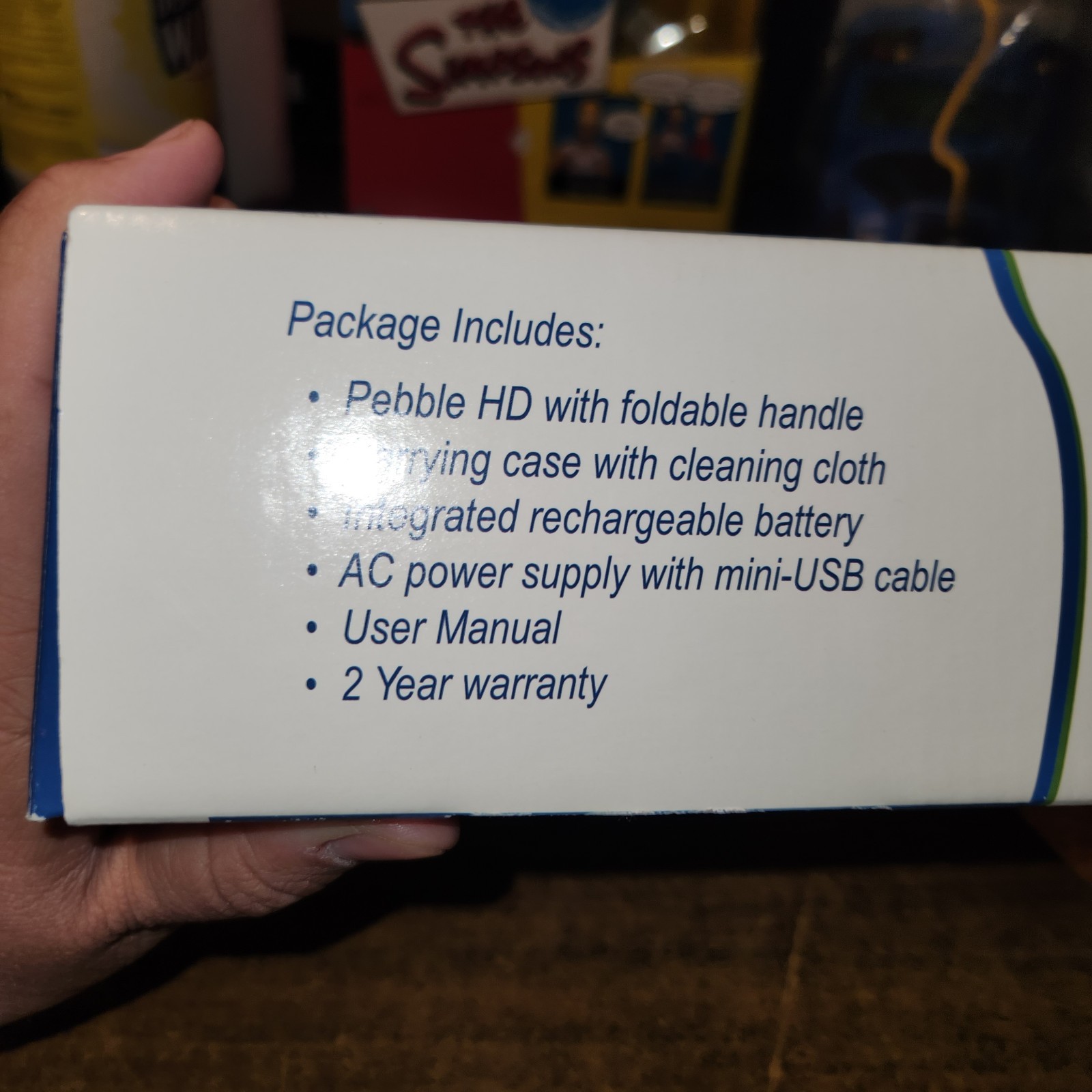 Enhanced Vision Pebble HD Portable Magnifier 4.3" Color Screen 13X Magnification