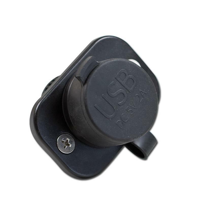 Universal Motorcycle Double USB Recessed Socket 12V DC | Fuse 2A