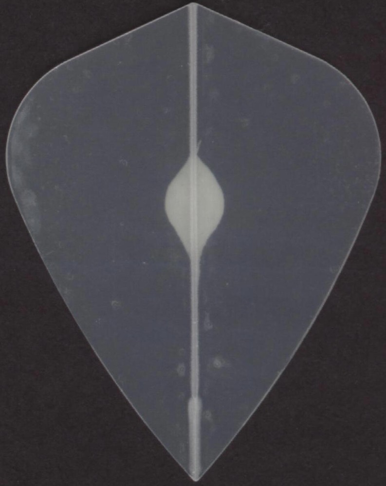 Clear Kite Dart Flights: 3 per set