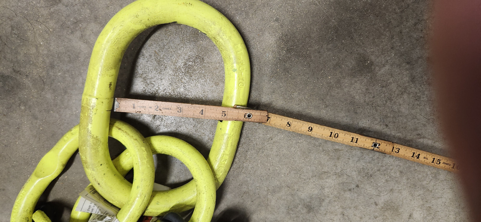 Gunnebo QOF 3/8" Chain 4'-6" Grade 100 4-Leg 22,900 Lb Basket Lifting Sling