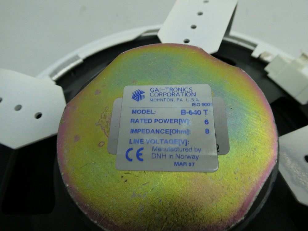 Gai-tronics B-640T Speaker 6w 8ohm