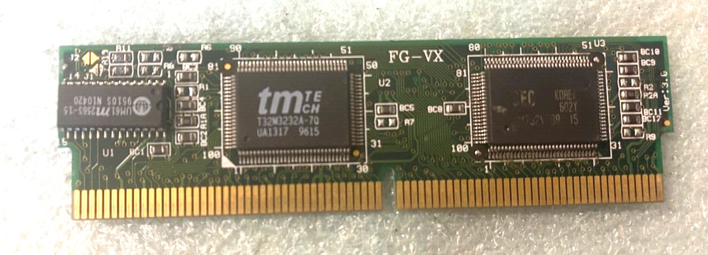 PULLS FIC FG-VX 2 CHIP 256K SYNC CACHE MODULE RM2-CMP54-6