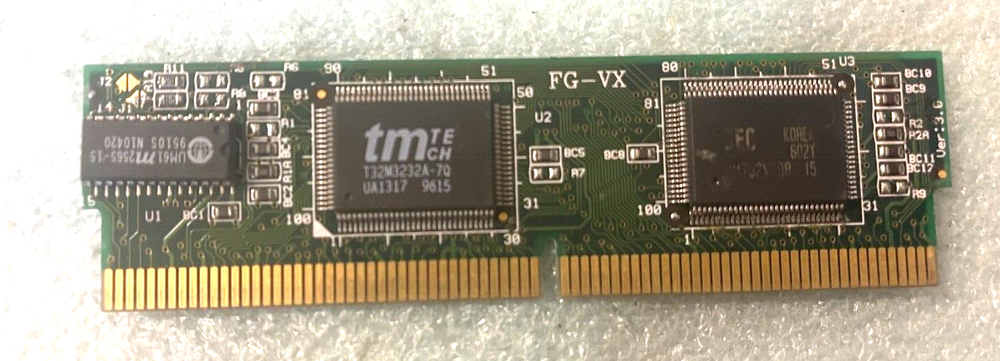 PULLS FIC FG-VX 2 CHIP 256K SYNC CACHE MODULE RM2-CMP54-6