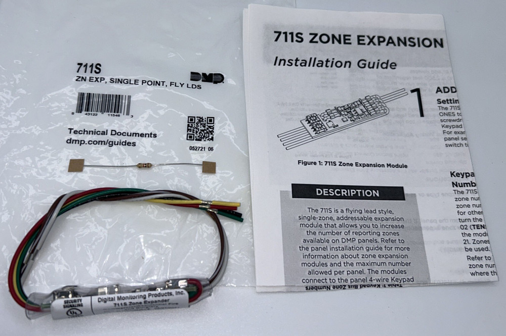 NEW DMP 711S ZONE EXPANSION MODULE ZN EXP SINGLE POINT FLY LDS