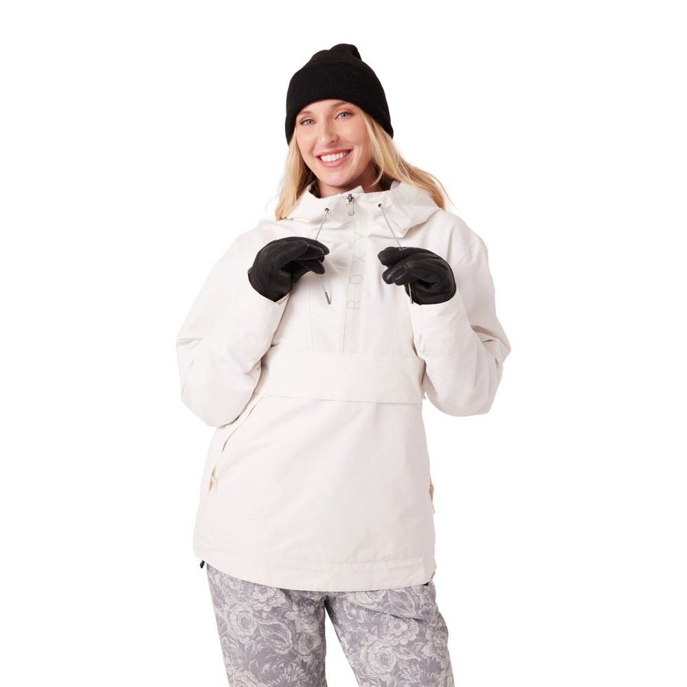Roxy Shelter Women's Winter Jacket, Snow White, Medium