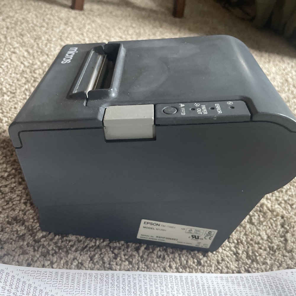 Epson Thermal Receipt Printer - TMT88V-Tested