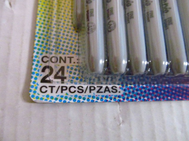 Sharpie Glam Pop 24 Count Permanent Markers, Fine Tip, 2185229