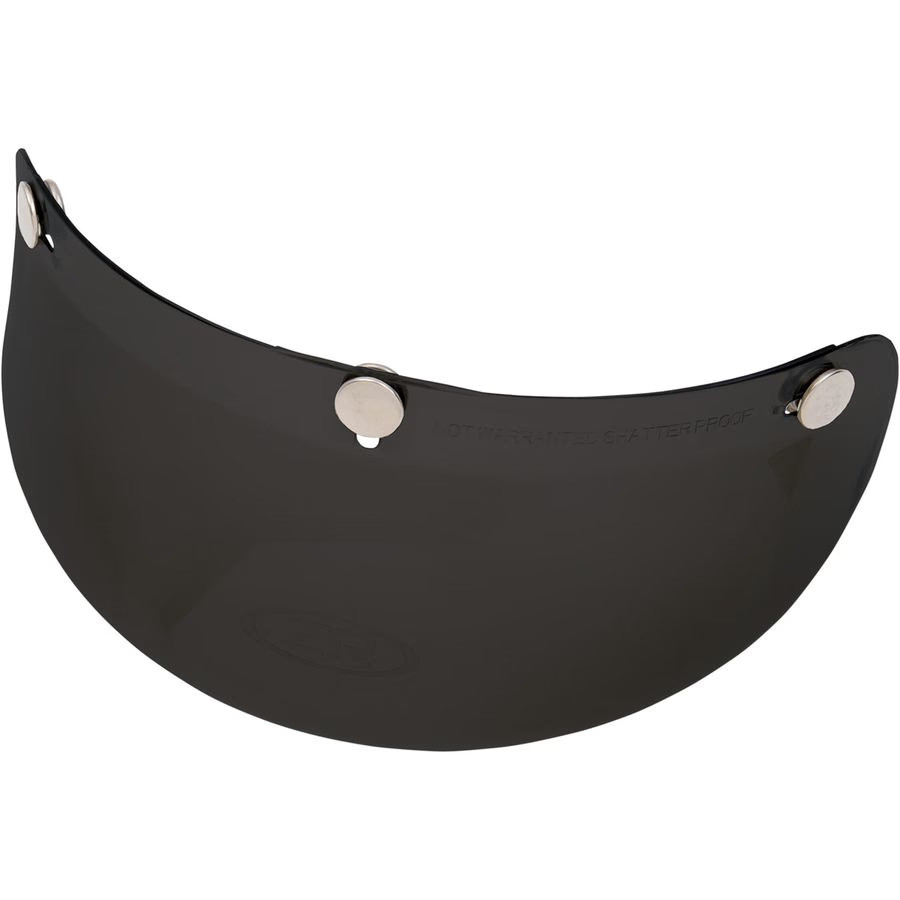 Z1R Universal Three-Snap Bubble Visor - Black 01320558