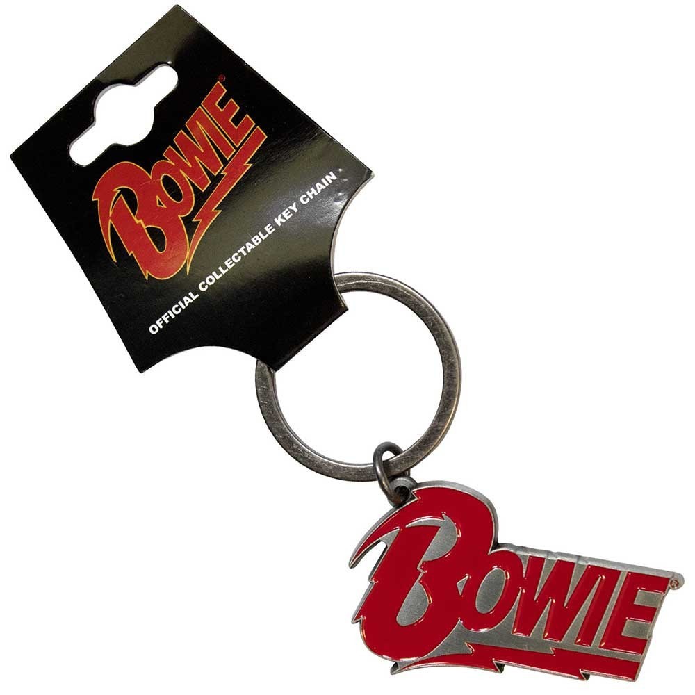 David Bowie Keychain & Patch Bundle – Official Rock Music Memorabilia Set