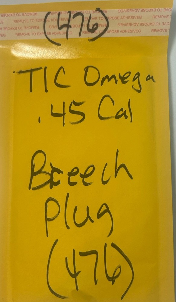 Thompson Center Arms Omega Inline Muzzleloader Breech Plug