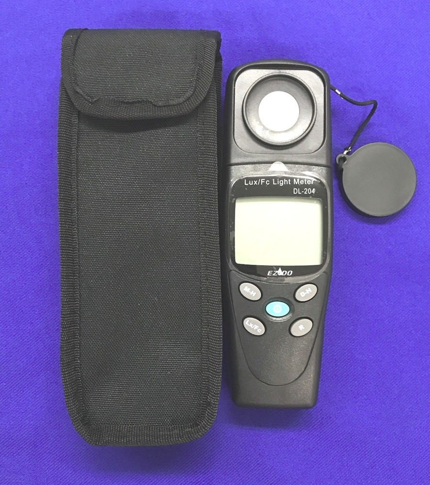 Lux/Fc Light Meter:Multi-Data/Max Meas.Lights-ALL Visible For Buildings,Security