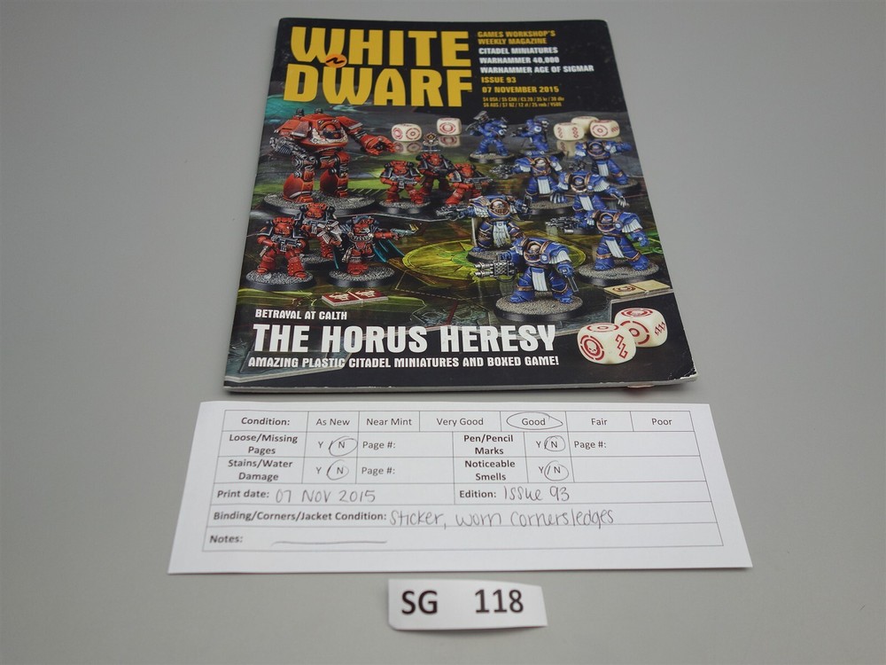 White Dwarf: Issue 93 November 2015 (Games Workshop)