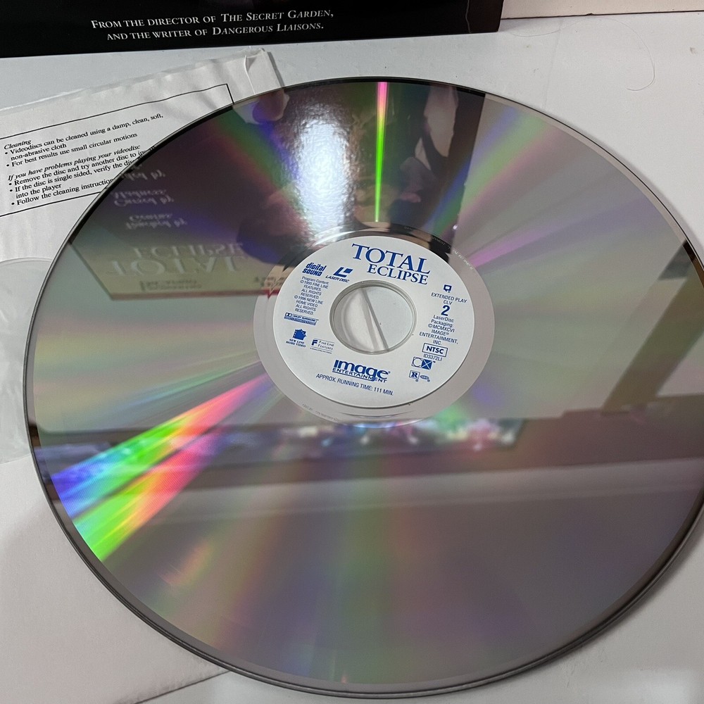 Total Eclipse Widescreen Laserdisc - NTSC - Image Entertainment