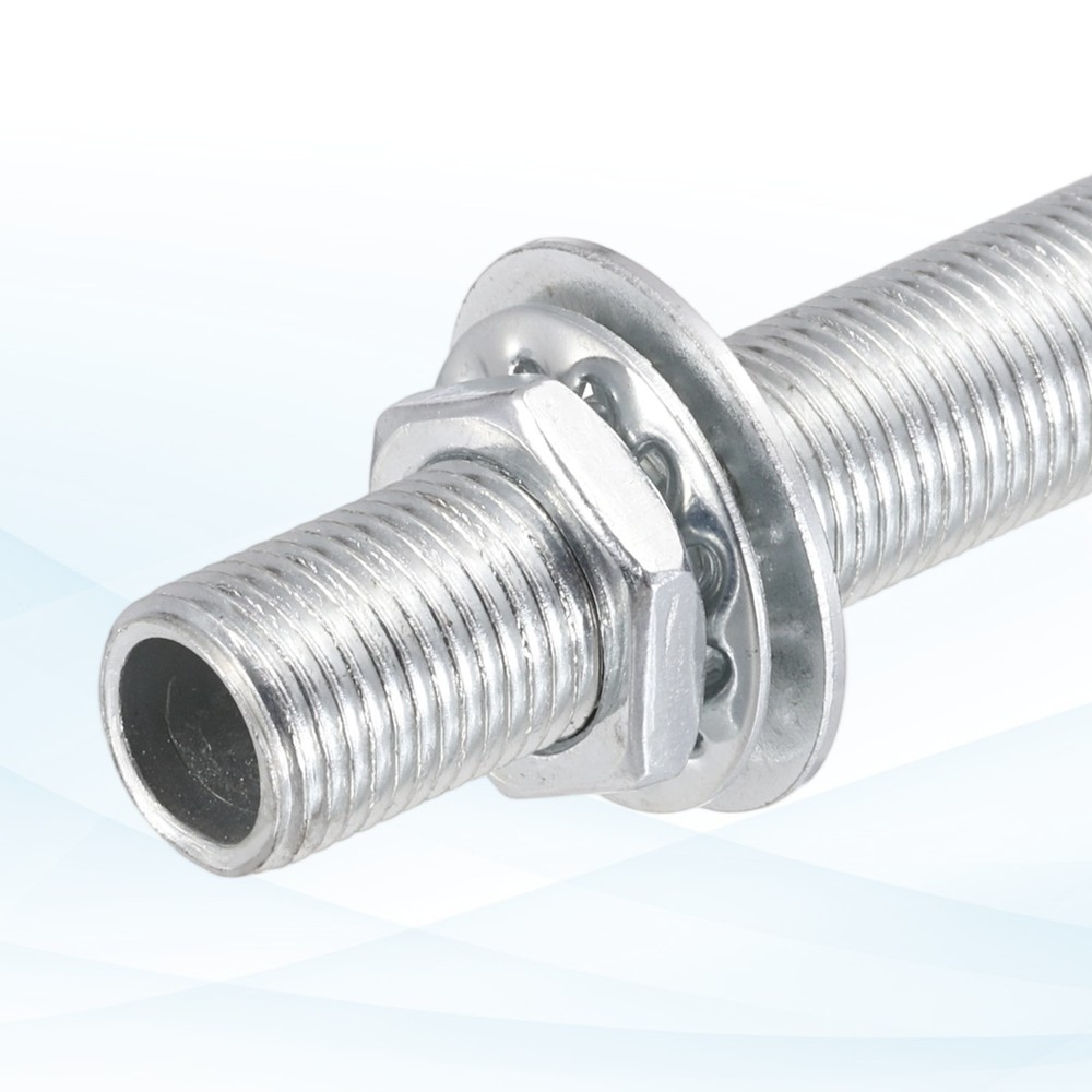 35Pcs 4.7" M10 Lamp Pipe Kit with Lock Nuts Washers for Assembly, Silver