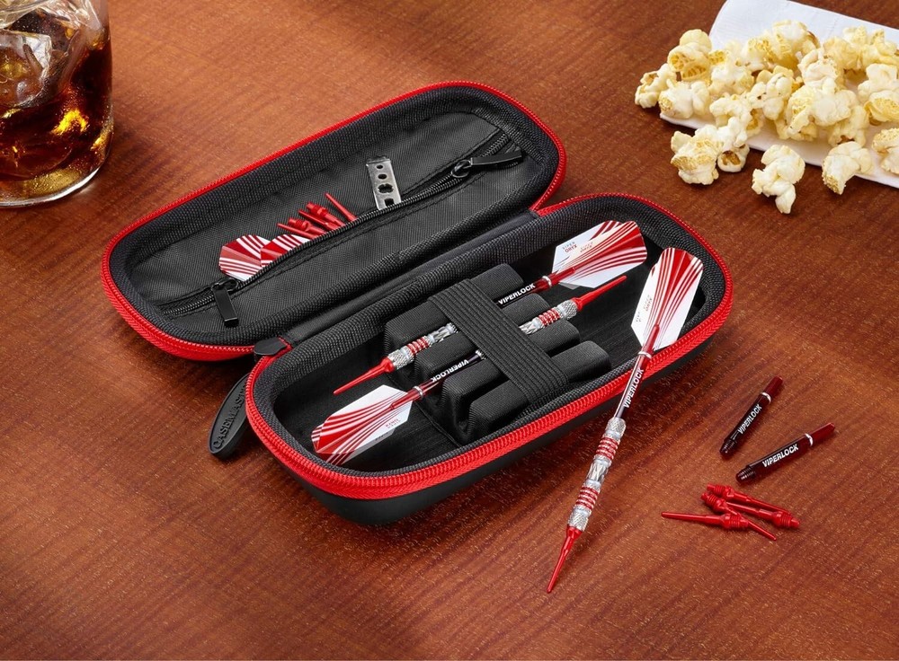Casemaster Warden Dart Case with Red Zipper