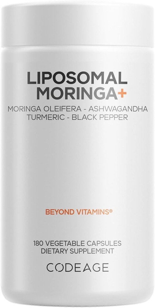 Codea Liposomal Moringa+ Supplement, 400mg Moringa 50:1 Extract -