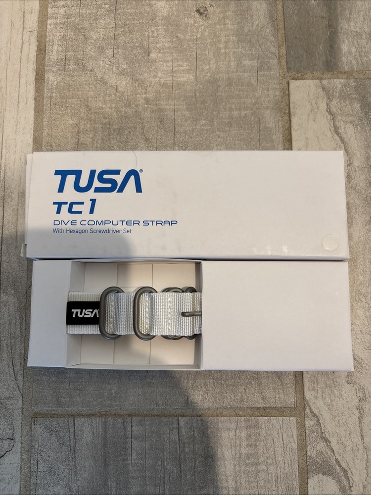 Tusa Dive Computer Strap For TC1 Wrist Computer, White