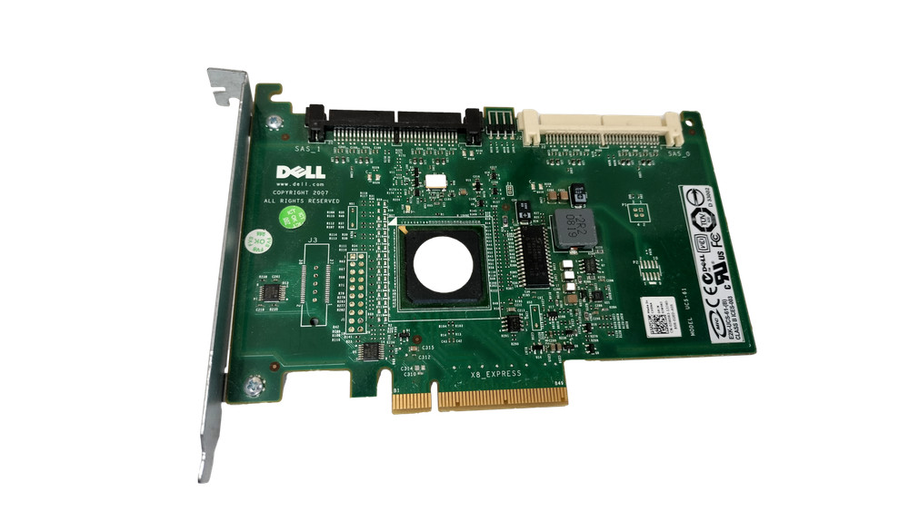 Dell PowerEdge Perc 6i SAS RAID Controller Card JW063