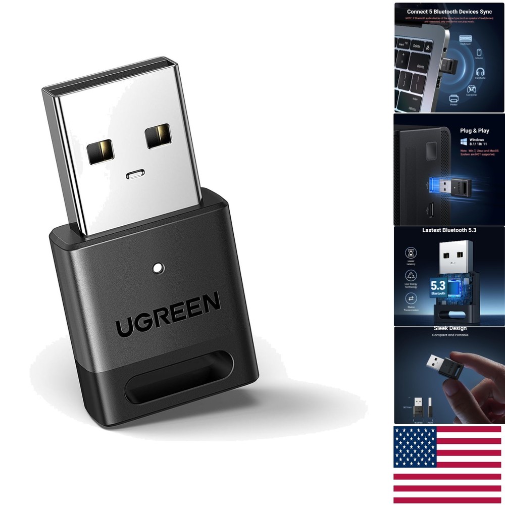 Advanced Bluetooth 5.3 USB Adapter for PC - Connect Technologies Without Install