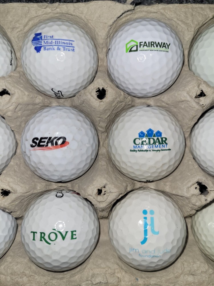 18 Logo Golf Balls
