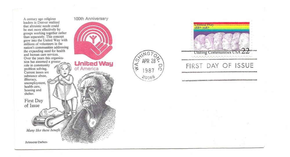 2275 United Way, Aristocrat Cachets FDC
