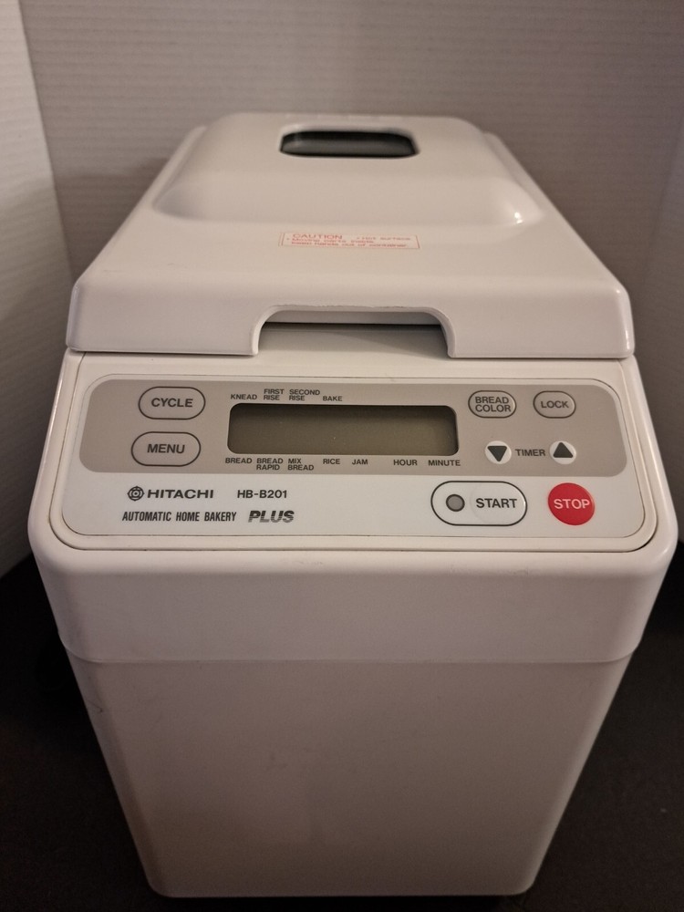 Hitachi HB-B201 Plus Automatic Home Bakery Bread Machine In Good Condition