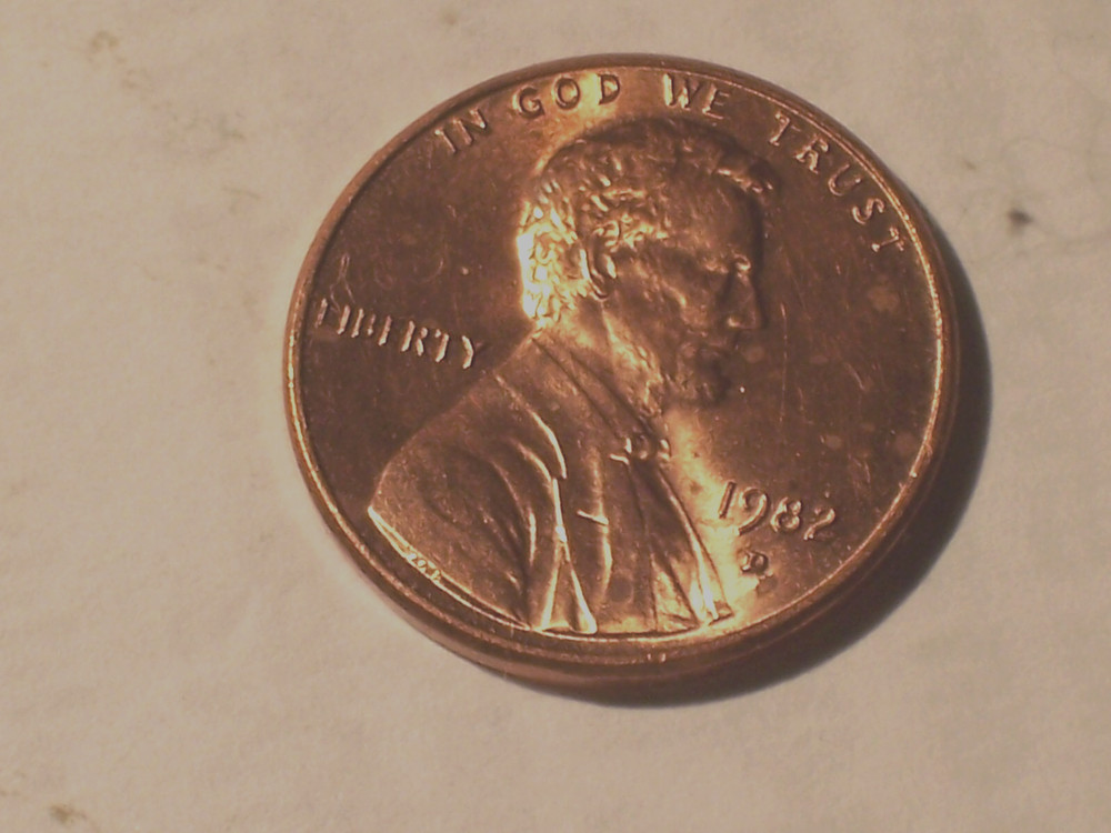 1982-D   @  Circulated" Small Date *ZINK* Lincoln Mem. Penny.!!