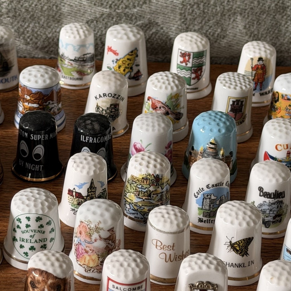 Large Thimble Collection - Over 250 Pieces