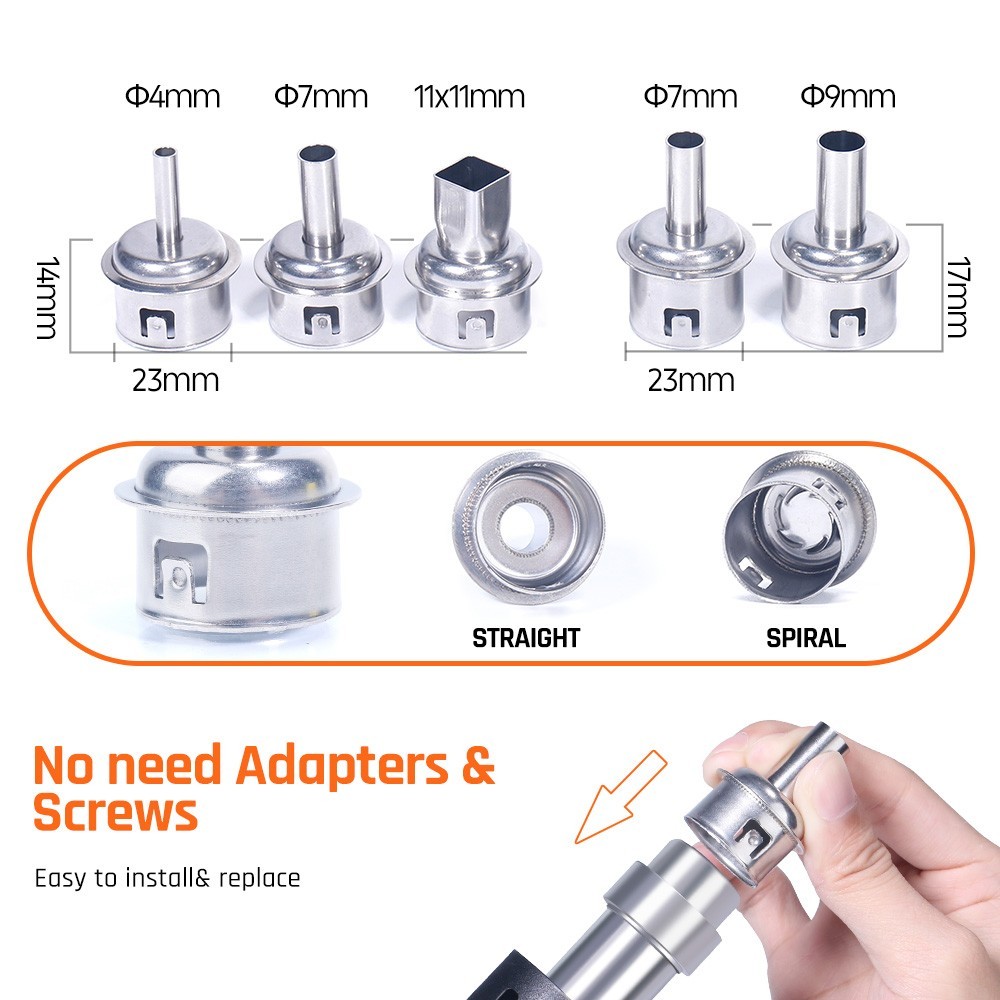 992D-III Soldering Station Hot Air Desoldering Rework Station C210/C245