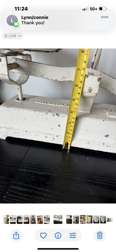 VINTAGE CAST IRON PORTEE MAX SCALE