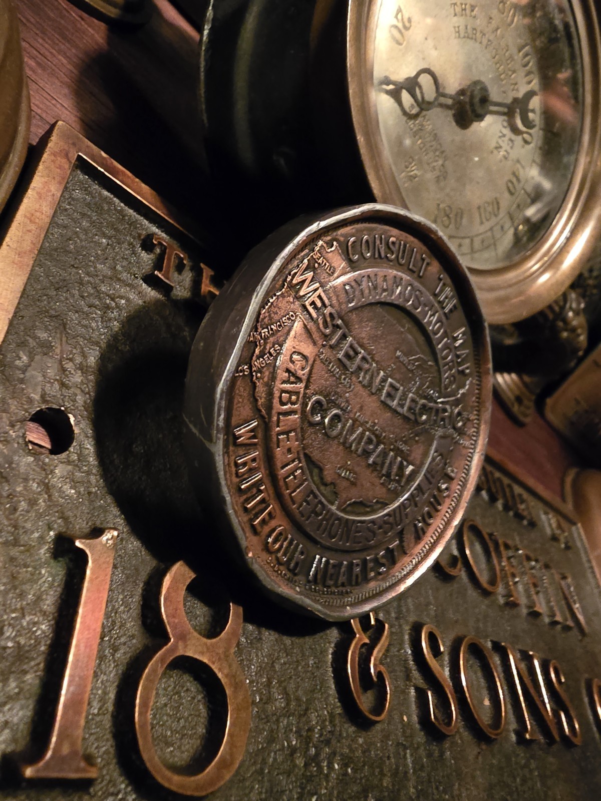 S.D. CHILD'S Chicago Antique Western Electric Company Dynamo Advertising