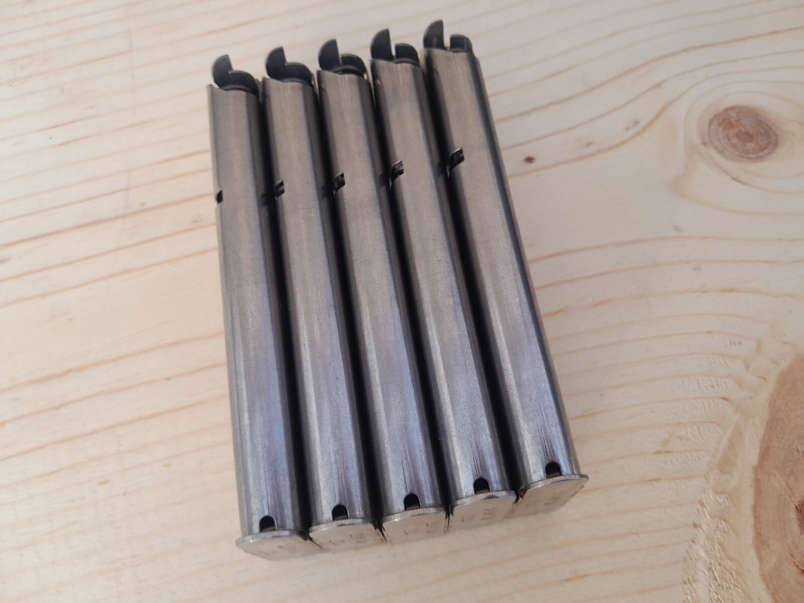 5 Original Colt 1911 45acp Stainless Magazines