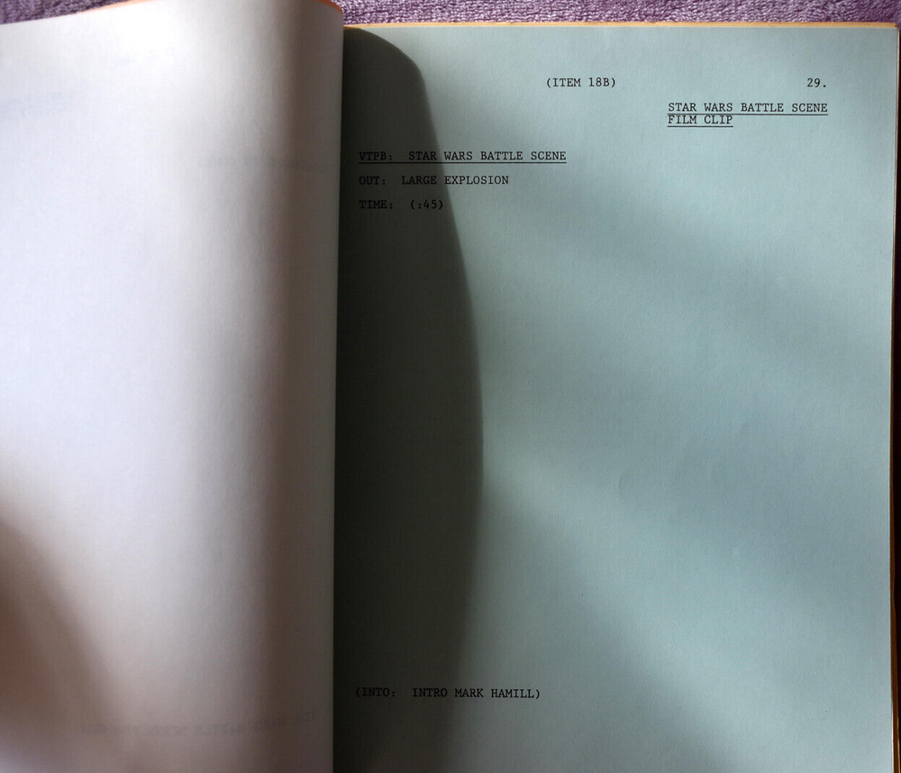 1983 " Movie Blockbusters! " CBS Television Original Screenplay Script