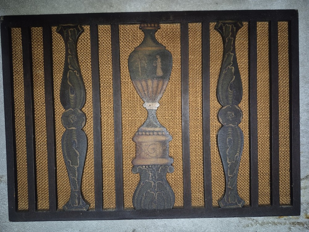 Edison C450 Phonograph Front Grill Set.