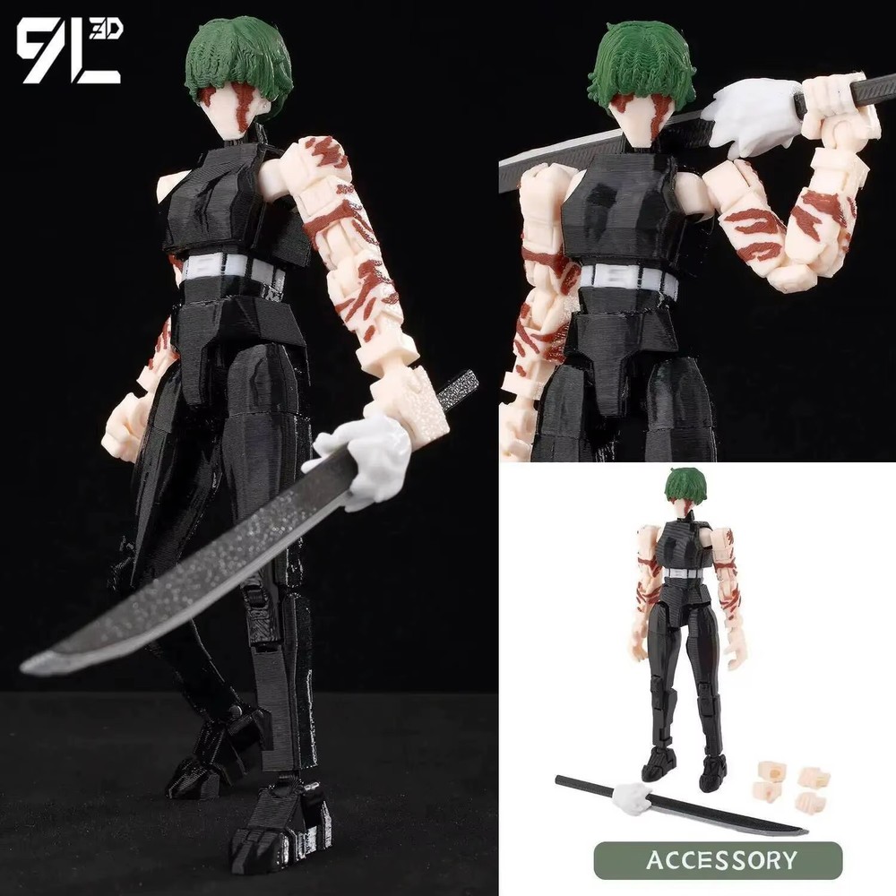 9L3D Printed Anime Jujutsu Kaisen Sukuna Yuji Yuta Satoru Gojo Lucky Dummy 13 Mo