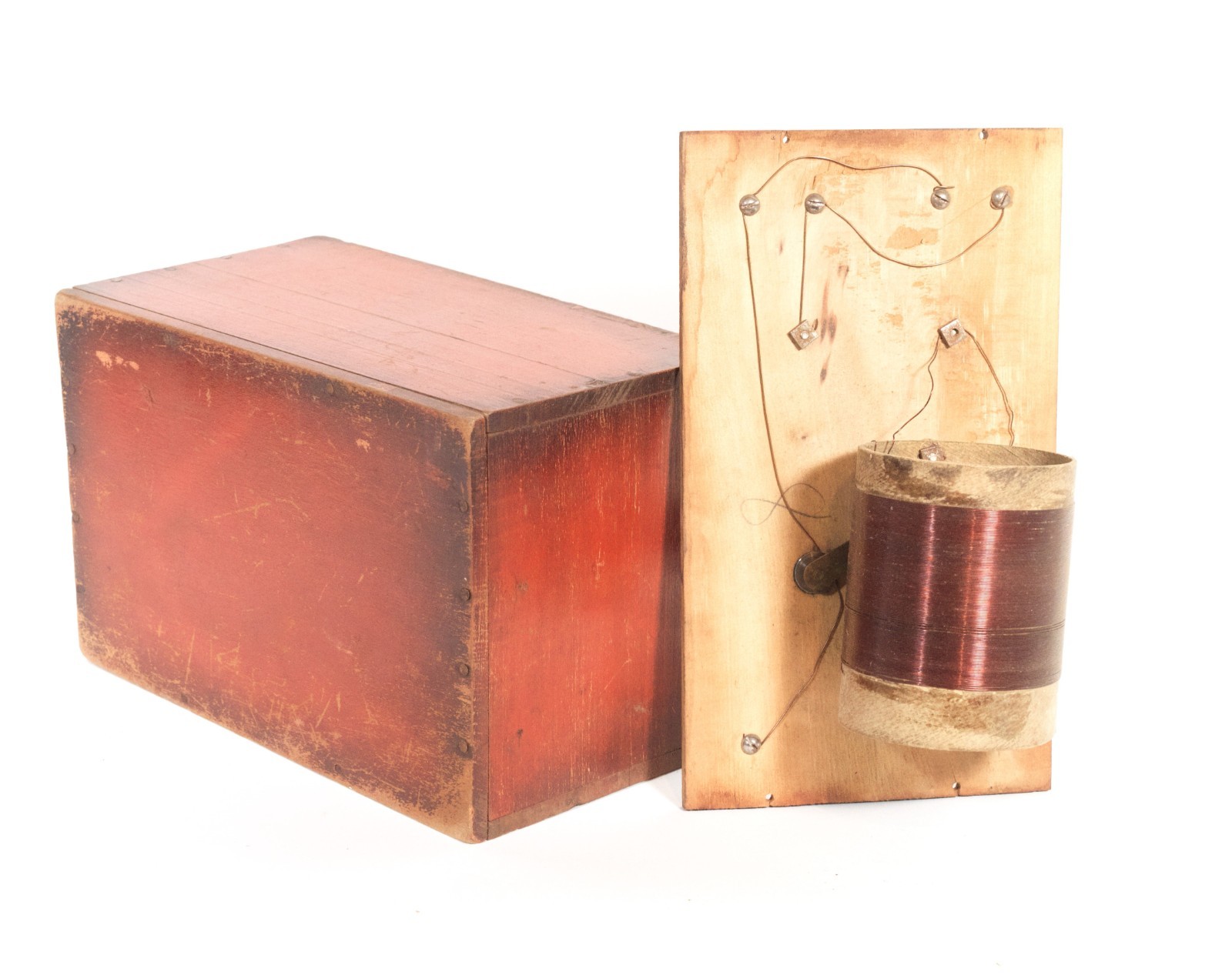 1922 Glen Crystal Radio * Rare 1st Version Of This Unusual St. Louis Set * Works