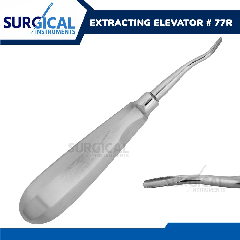 Root Elevator 77R Dental Instruments Very Light Handle Stainless German Grade