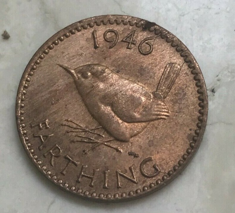 1946 Great Britain 1 One Farthing