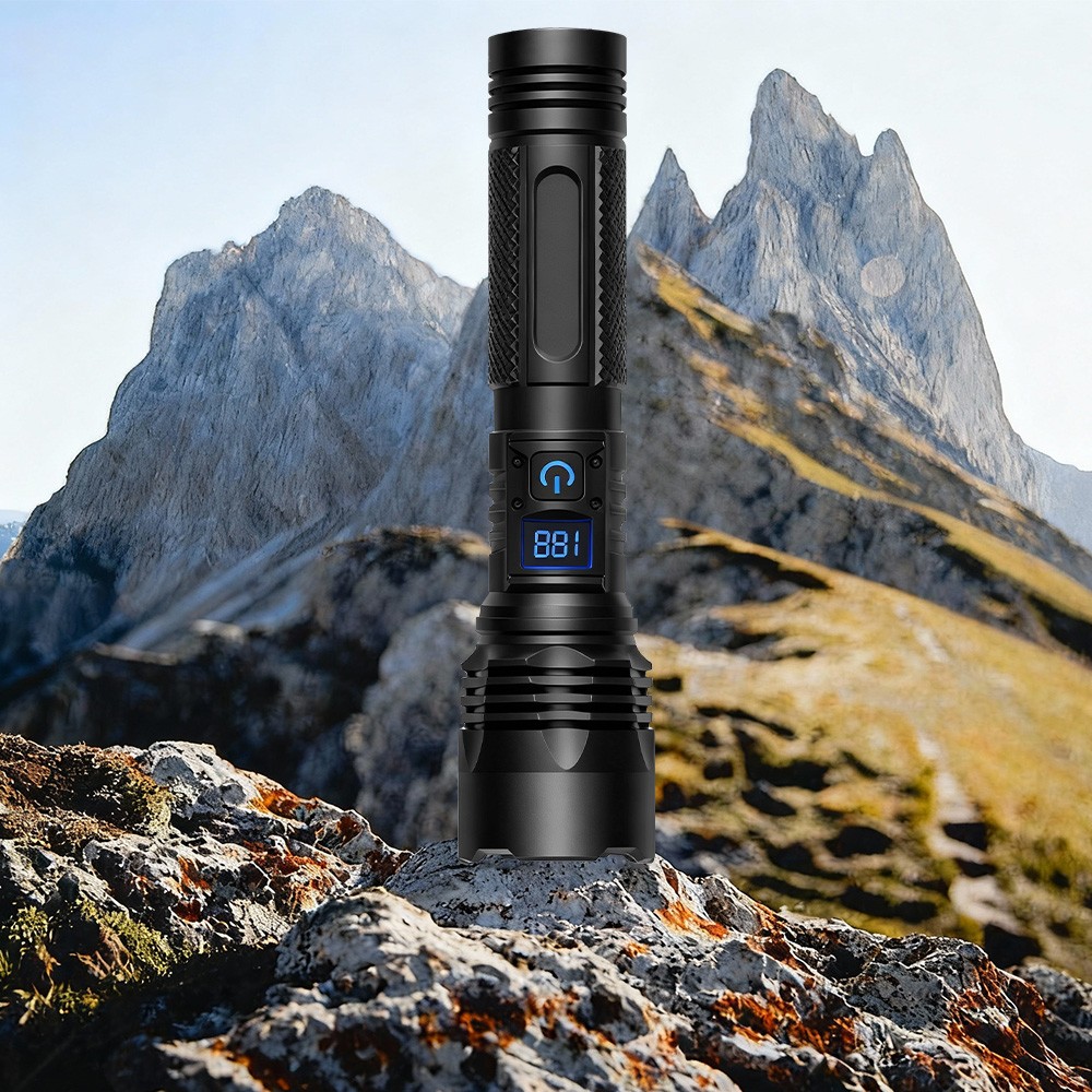 99000000 Lumen Super Bright LED Tactical Flashlight Rechargeable LED Work Lights