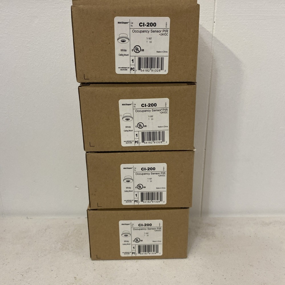 WattStopper CI-200, 24V DC, PIR, Occupancy Sensor, White, Ceiling mount