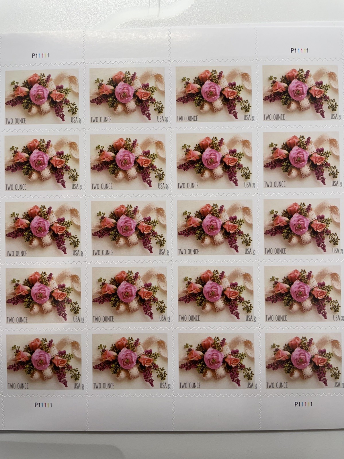 USPS Garden Corsage Invitation Stamps Two Ounce