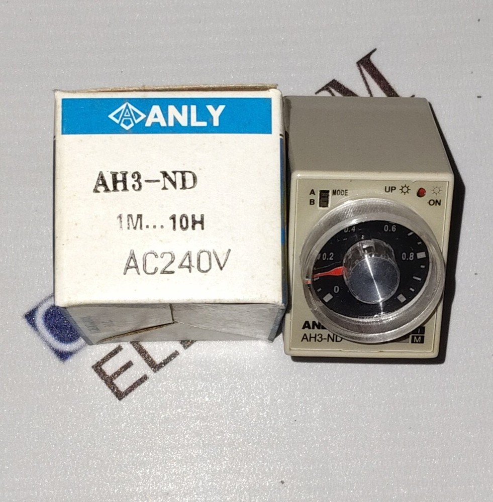 ANLY ELECTRONICS AH3-ND ELECTRONIC TIMER TIMING 1M-10H VOLTAGE 220VAC FAST SHIP