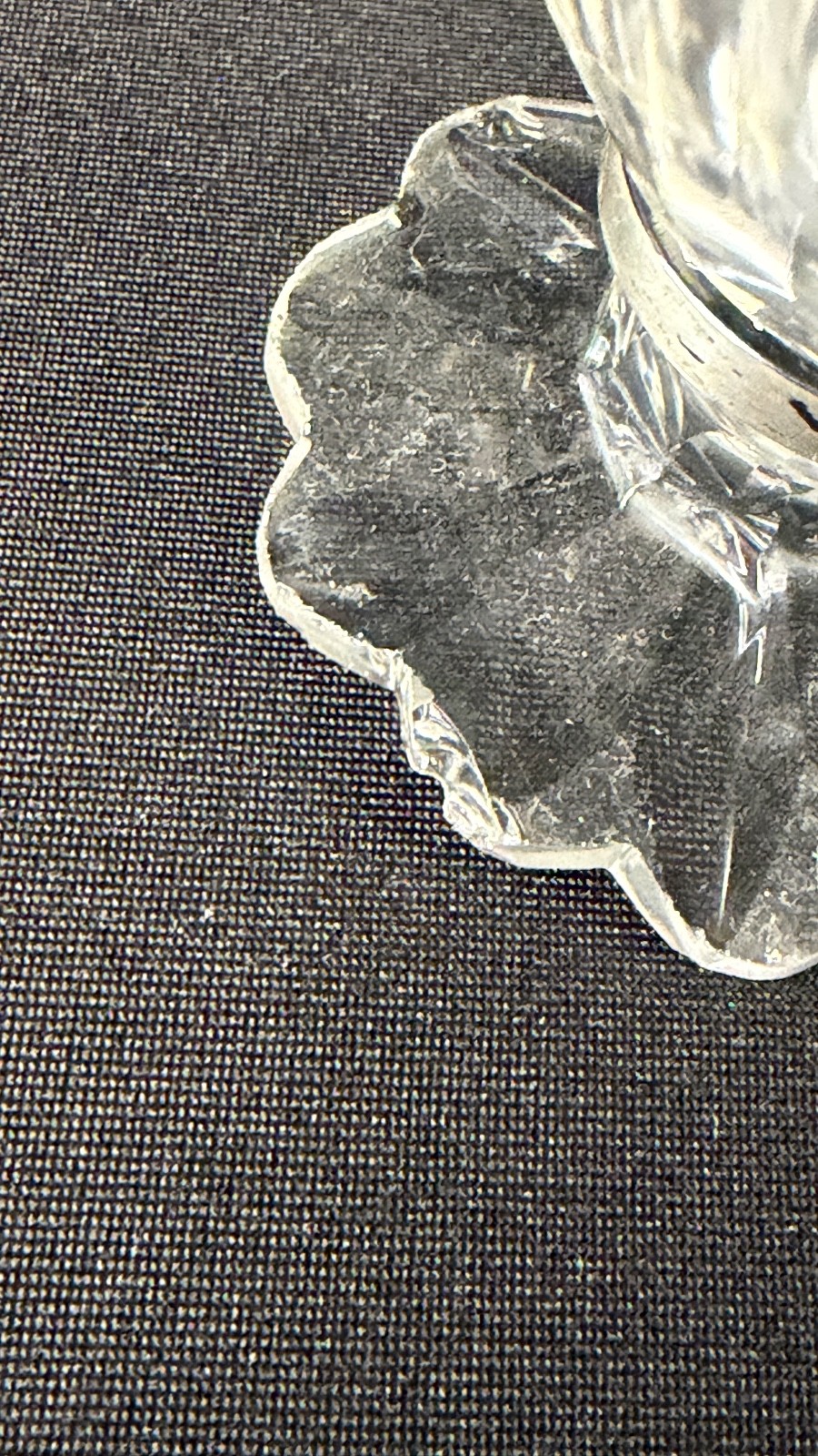 Antique English George III Sterling & Cut Glass Decanter 1800