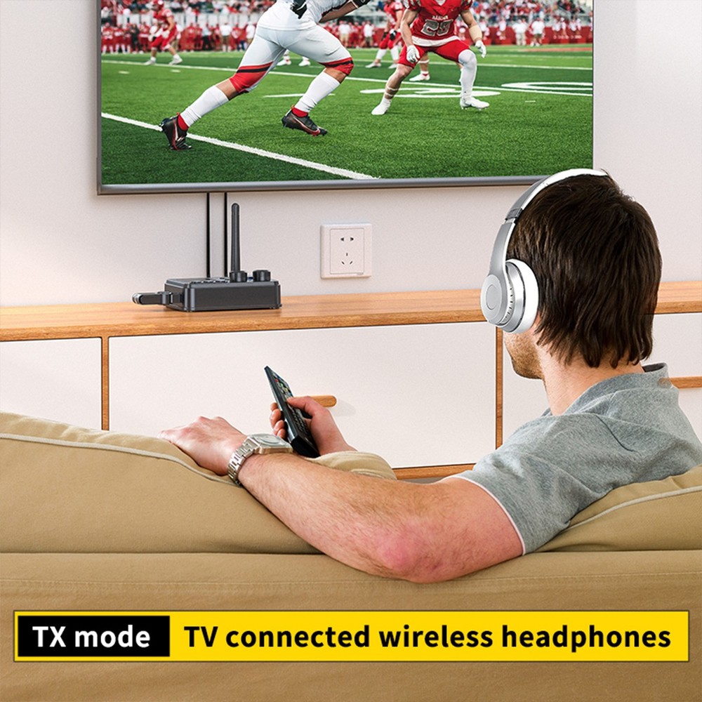 GT87 Pro Bluetooth 5.4 TX/RX | USB/TF Playback | Opt/Coax/AUX Inputs | 20m Range