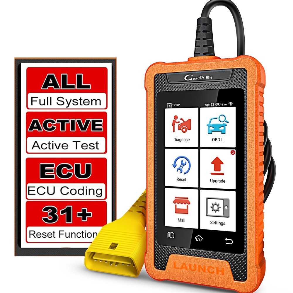 LAUNCH Creader Elite For Ford Car ALL System Diagnostic Scanner Tool ECU Coding