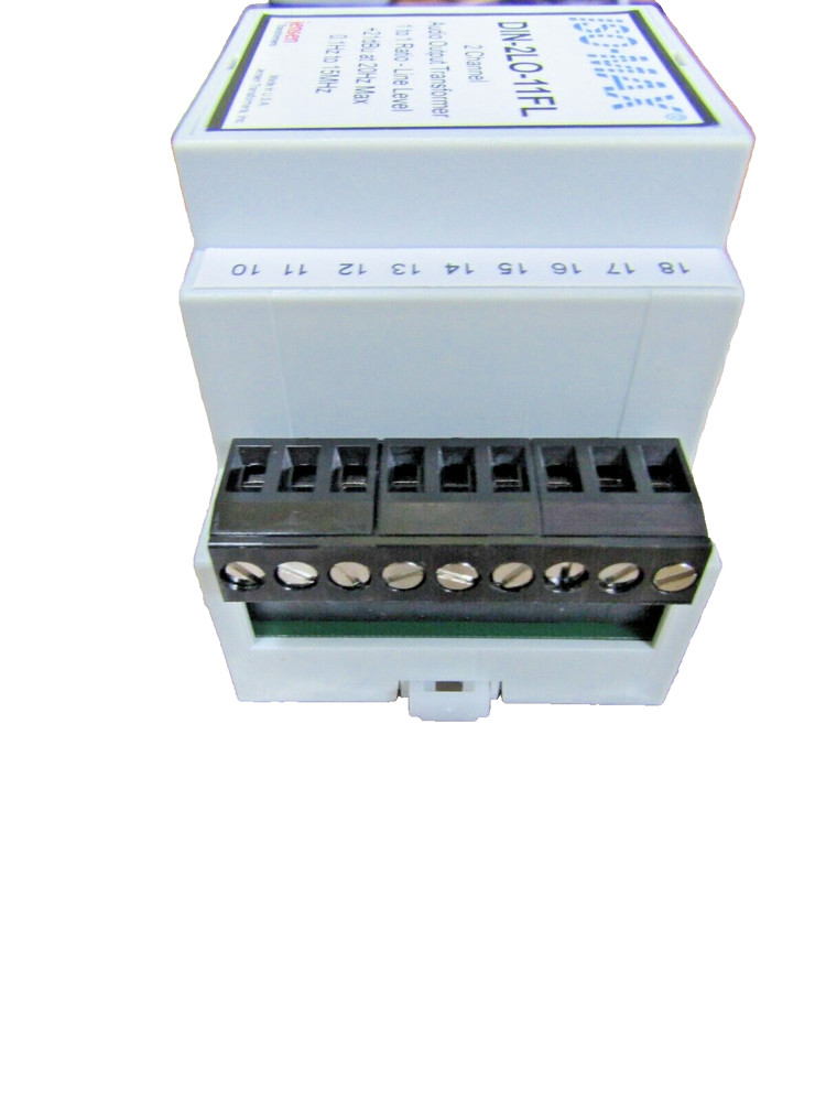 🔥NEW JENSEN ISO-MAX DIN-2LO-11FL 2 CHANNEL AUDIO OUTPUT TRANSFORMER +21dBu 20Hz