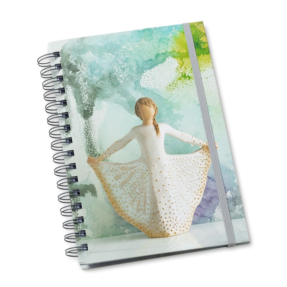 Willow Tree Butterfly Lined Spiral Notebook - Hardcover Reflection Journal