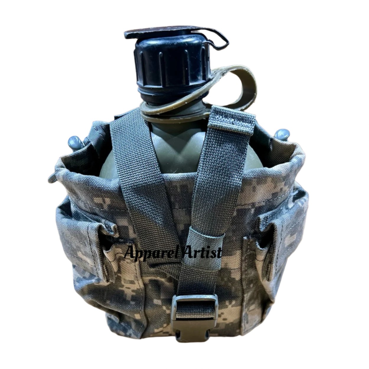 US Military Canteen Cup With Canteen With ACU MOLLE Pouch