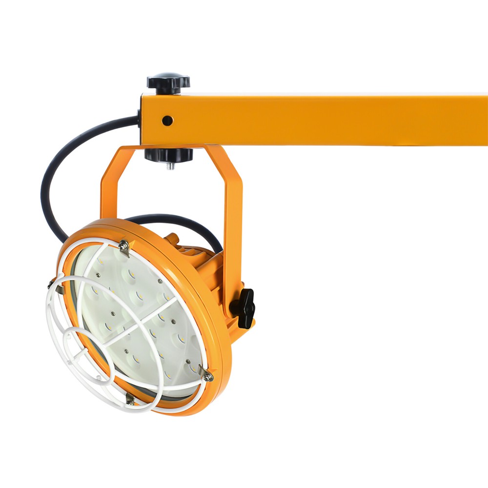 Foldable Loading Dock LED Lights Outdoor Work Swing Arm Lamp for Warehouse 50W